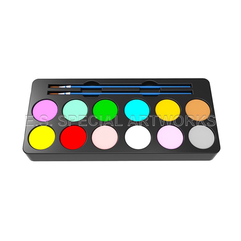 ES-PO-001 12 Customized Color and 2 Brushes