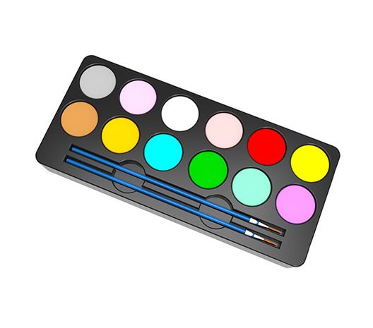 ES-PO-001 12 Customized Color and 2 Brushes