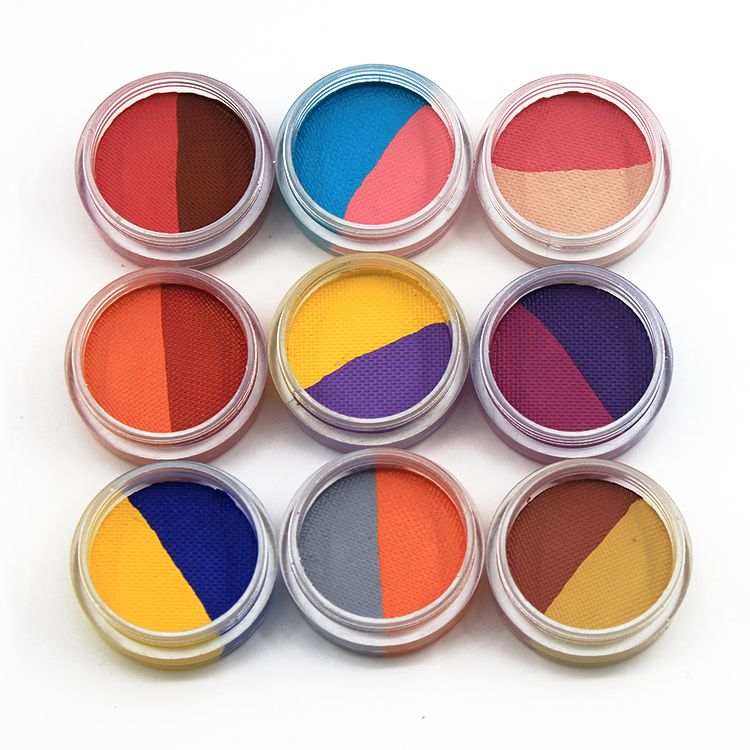 ES-PO-C Double Color 10g Water Based Face Paint
