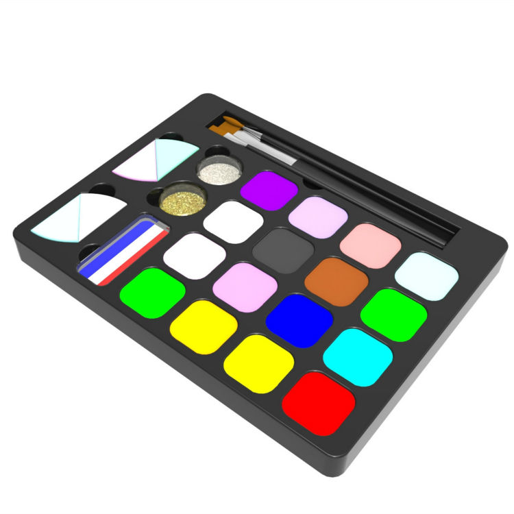 face paint kit-Extra-large color palette